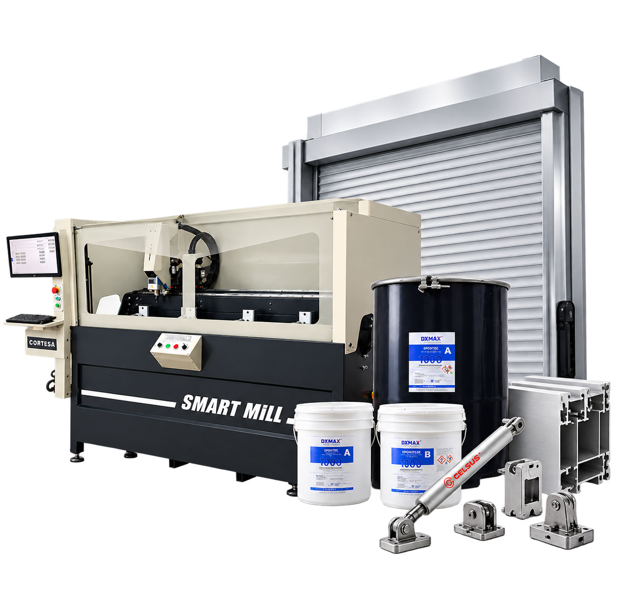 Centro de usinagem Smart Mill, da Cortesa
